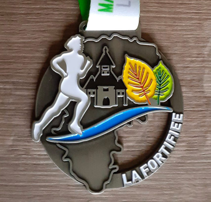 médaille marathon la fortifiée 2020